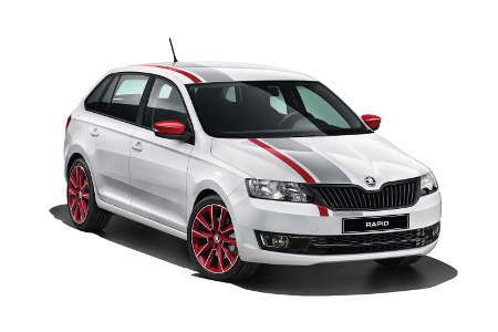 Skoda Rapid Cool Edition Red Grey